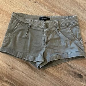 Forever 21 Green Shorts